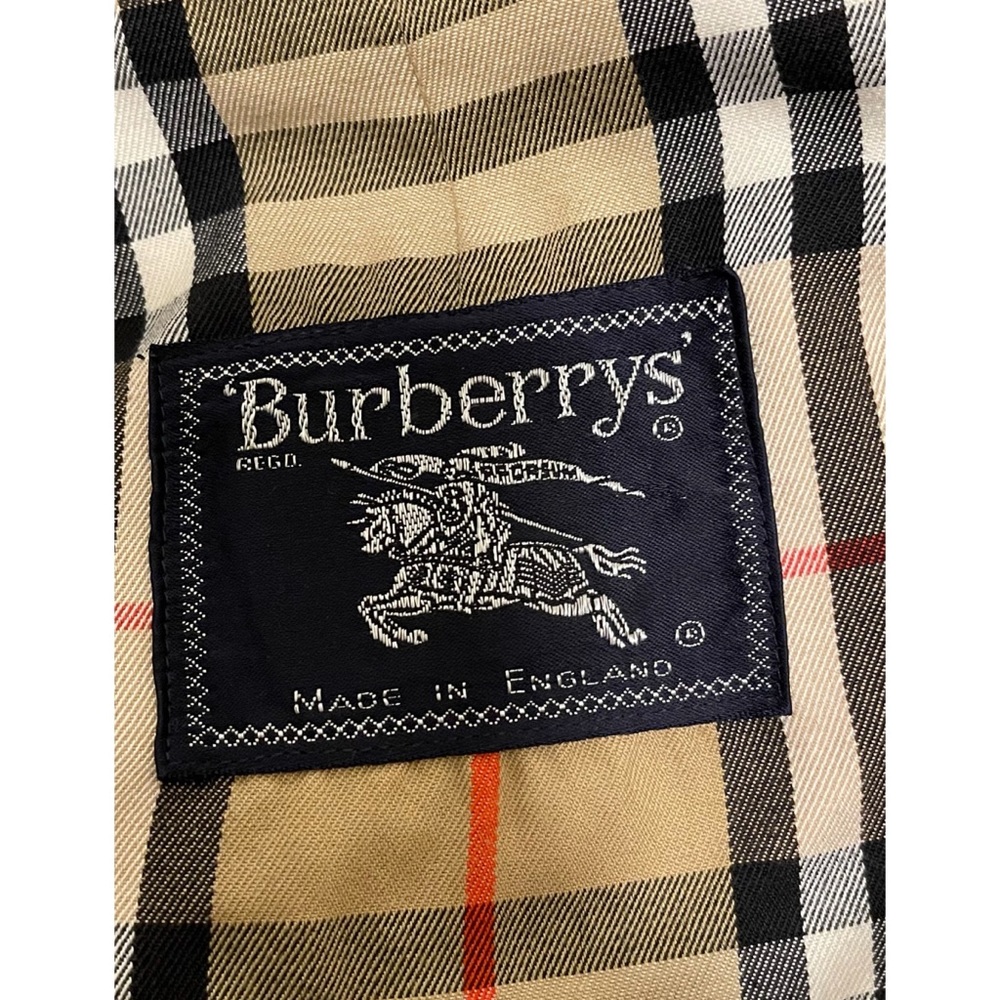 ❤️ 🎉 HP! Vintage Burberry Single Breasted Short Trench Coat with Sash - Picture 14 of 15